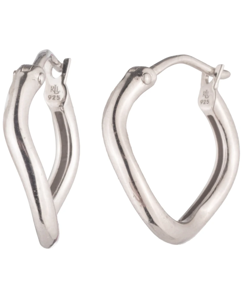 Lauren Ralph Lauren Sterling Silver Small Hoop Earrings