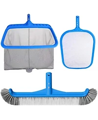 Xdovet Pool Cleaning Kit Net Brush Skimmer Set