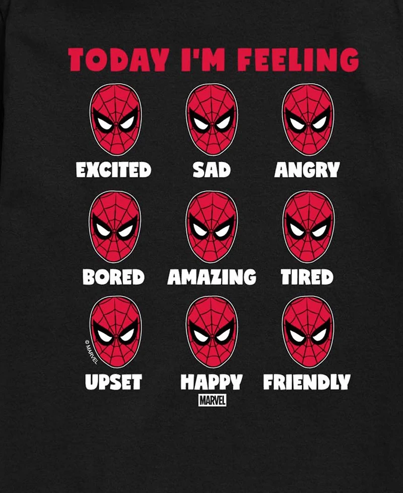 Marvel Spider-Man Today I'm Feeling Moods Youth Boys' 8-20 Short-Sleeve Graphic T-Shirt
