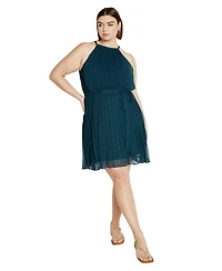 City Chic Women's Kimmi Button Dress