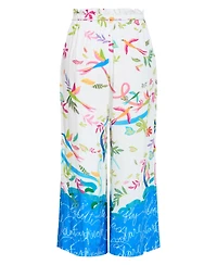 City Chic Women's Plus Free Spirit Print Wide Leg Pant
