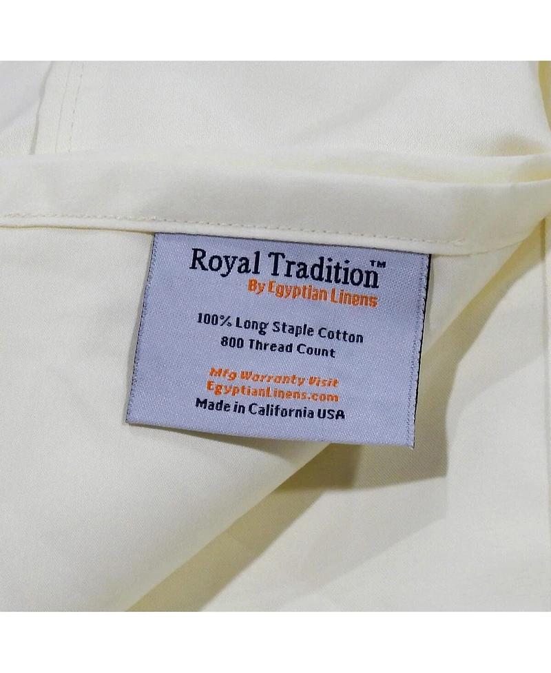 800 Thread Count Heavyweight Cotton Flat Sheet Only Usa, Queen