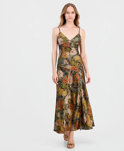 Lulus Juniors' Carreta Midi Slip Dress