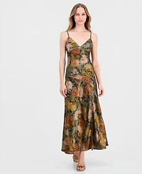 Lulus Juniors' Carreta Midi Slip Dress