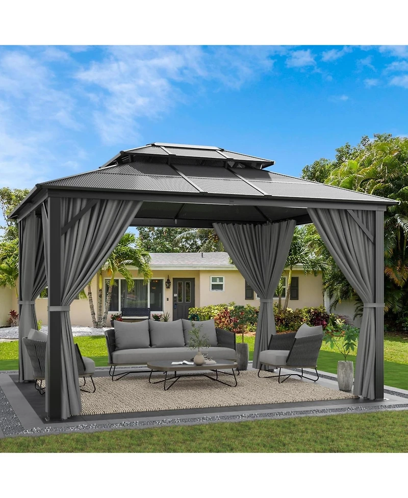 gaomon 10' x 12' Hardtop Gazebo