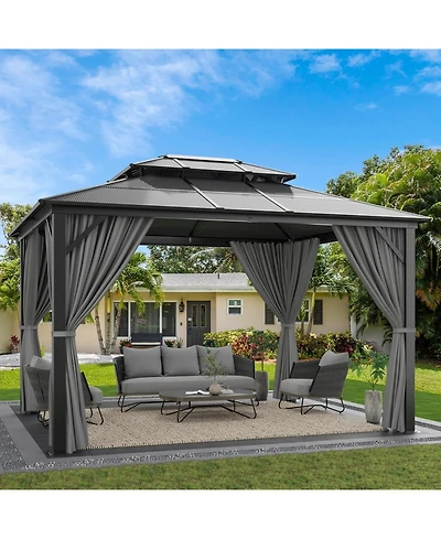 gaomon 10' x 12' Hardtop Gazebo