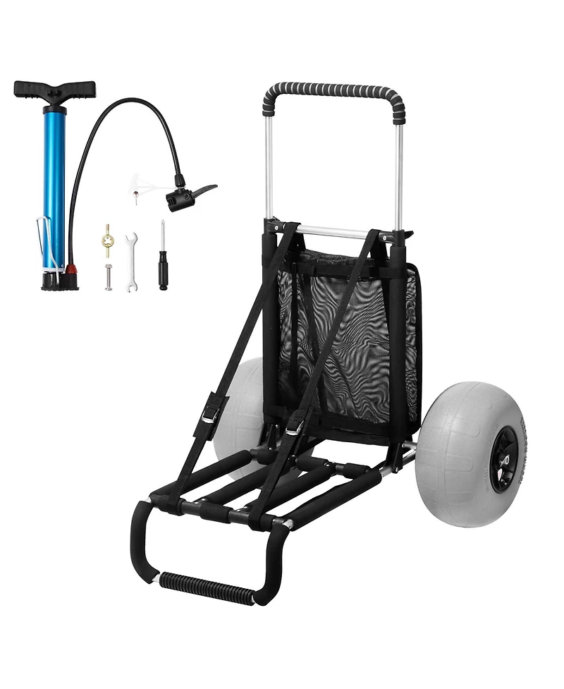 Vevor Poly Garden Dump Cart Heavy-duty Yard Carts and Wagons