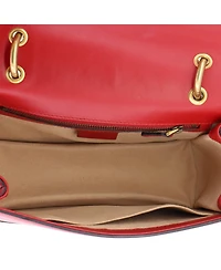 Pre-Owned Gucci Medium Queen Margaret Flap Bag Colorblock Leather