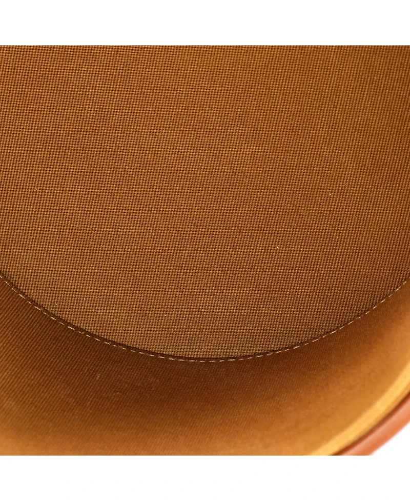 Pre-Owned Celine Medium Tambour Bag Triomphe Coated Canvas