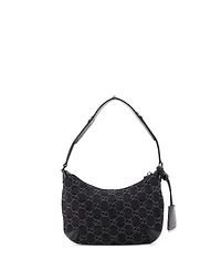 Pre-Owned Gucci Small Horsebit Slim Shoulder Bag Gg Denim with Leather