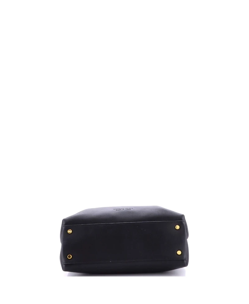 Pre-Owned Bottega Veneta Ciao Ciao Top Handle Bag Leather with Intrecciato Detail