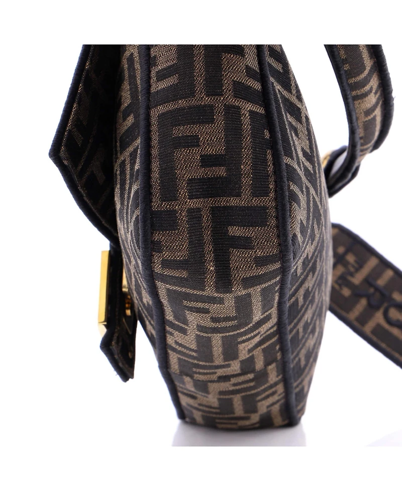 Pre-Owned Fendi Medium Baguette Nm Bag Zucca Canvas