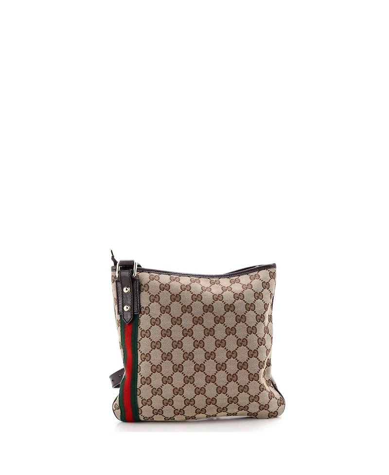 Pre-Owned Gucci Jolicoeur Messenger Bag Gg Canvas