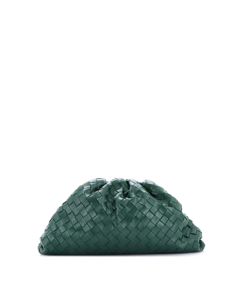 Pre-Owned Bottega Veneta The Pouch Intrecciato Nappa