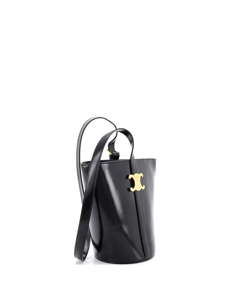 Pre-Owned Celine Small Triomph Bucket Bag Leather