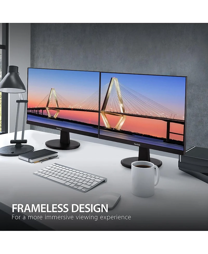 ViewSonic VA2247-mh 22" 16:9 Full Hd Mva Led Monitor, Built-In Speakers