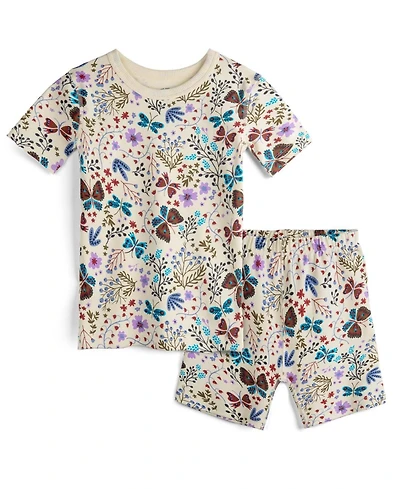 Mightly Toddler 2T - 5T Fair Trade 100% Organic Cotton Tight Fit Shortie Pajamas