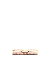 Pre-Owned Fendi Vintage Ff Flap Continental Wallet Zucchino Canvas