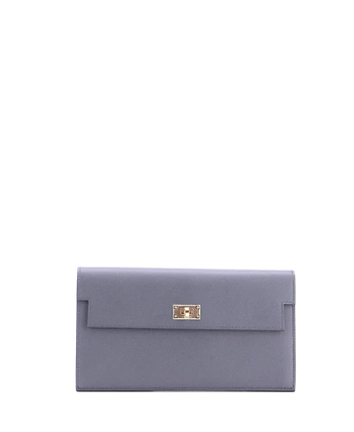 Pre-Owned HERMES Long Kelly Pocket Wallet Madame