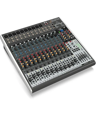 Behringer Xenyx X2442USB Premium 24-Input 4/2-Bus Mixer with Xenyx Mic Preamps and Compressors, British EQs