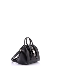 Pre-Owned Givenchy Mini Antigona Lock Bag Leather
