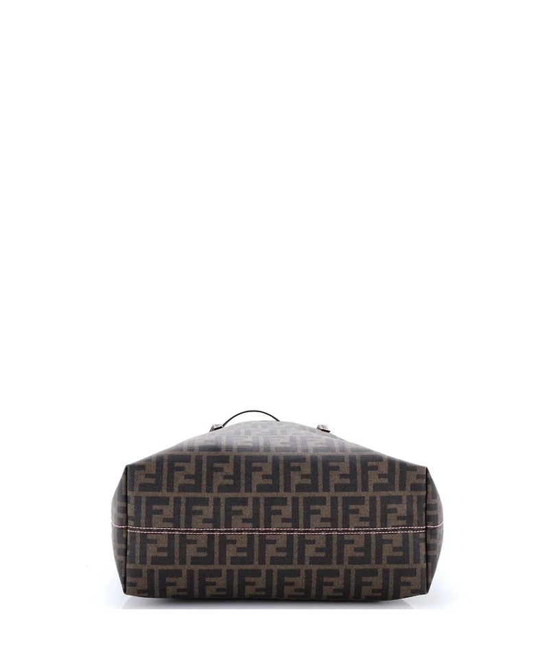 Pre-Owned Fendi Medium Roll Tote Zucca Coated Canvas