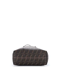 Pre-Owned Fendi Medium Roll Tote Zucca Coated Canvas
