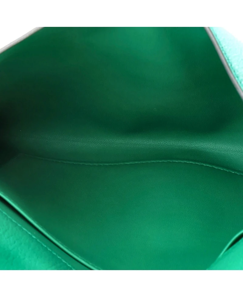 Pre-Owned HERMES Cinhetic Clutch Chevre Mysore