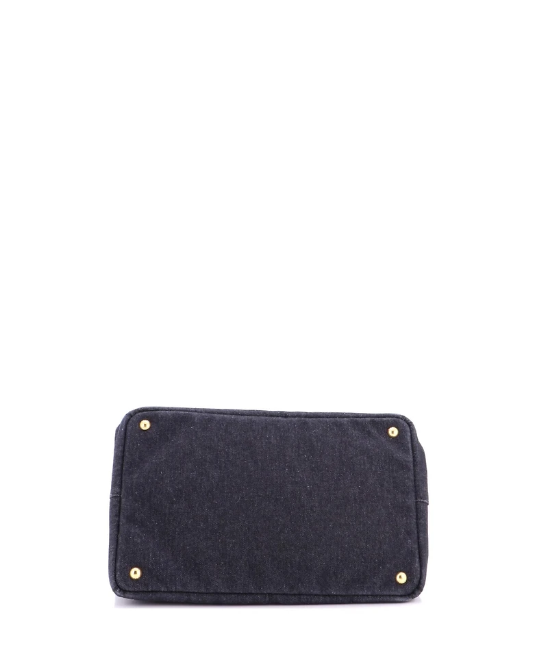 Pre-Owned Prada Large Canapa Tote Denim