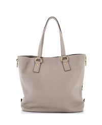 Pre-Owned Prada Large Side Zip Shopper Tote Vitello Daino