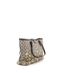 Pre-Owned Gucci Medium Ophidia Tote Grommet Gg Coated Canvas