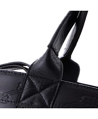 Pre-Owned Balenciaga Small Hardware Tote Embossed Leather