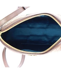 Pre-Owned Gucci Small Ophidia Dome Shoulder Bag Gg Coated Canvas