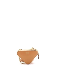 Pre-Owned Prada Mini Triangle Logo Zip Around Shoulder Bag Raffia and Leather