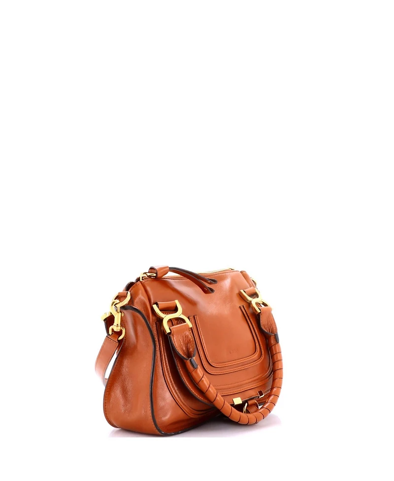 Pre-Owned Chloe Small Marcie Satchel Leather