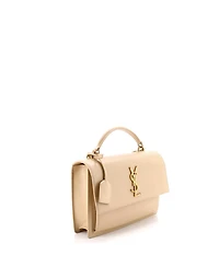 Pre-Owned Saint Laurent Medium Sunset Top Handle Shoulder Bag Leather