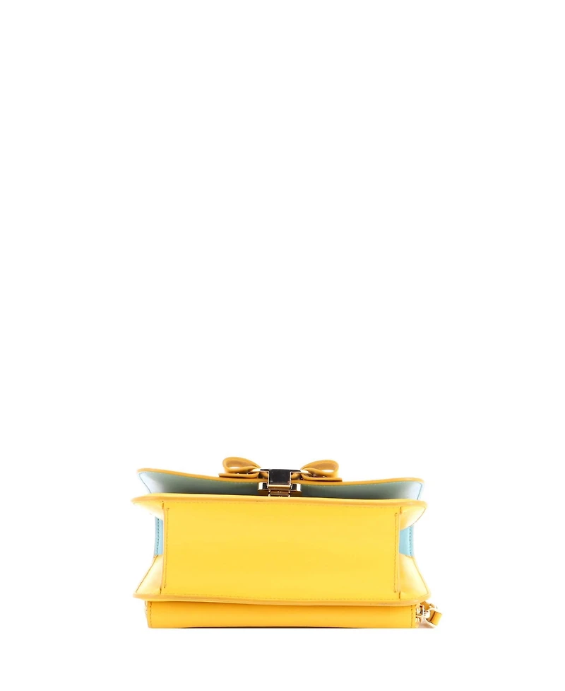 Pre-Owned Salvatore Ferragamo Small Vara Bow Crossbody Bag Leather