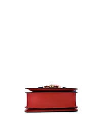 Pre-Owned Gucci Small Queen Margaret Top Handle Bag Colorblock Leather