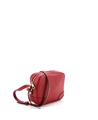 Pre-Owned Gucci Mini Bree Disco Crossbody Bag Microguccissima Leather