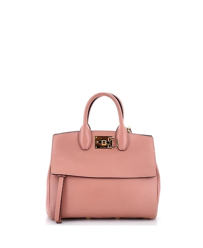 Pre-Owned Salvatore Ferragamo Small Studio Satchel Leather
