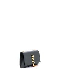Pre-Owned Saint Laurent Small Classic Monogram Tassel Crossbody Bag Leather