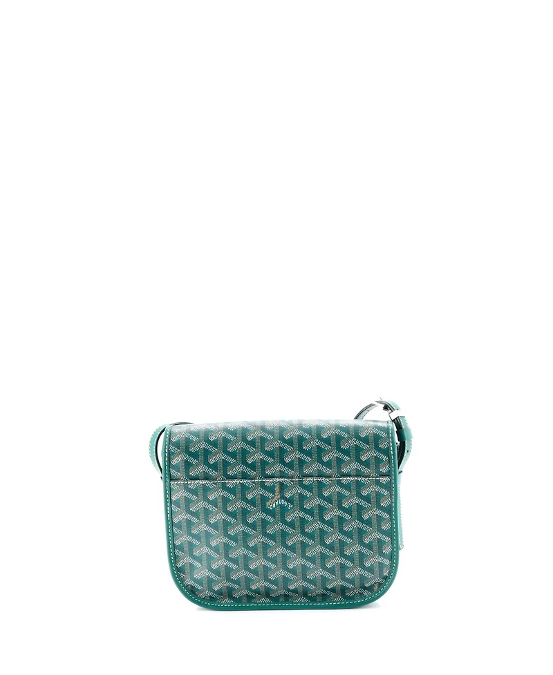 Pre-Owned Goyard Pm Belvedere Messenger Bag Coated Canvas with Leather