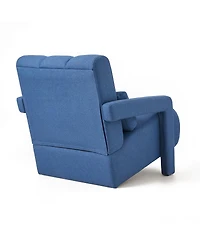 Streamdale Furniture Modern Upholstered Accent Chair with Pillow Linen