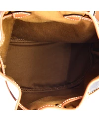 Pre-Owned Celine Mini Folco Backpack Triomphe Coated Canvas