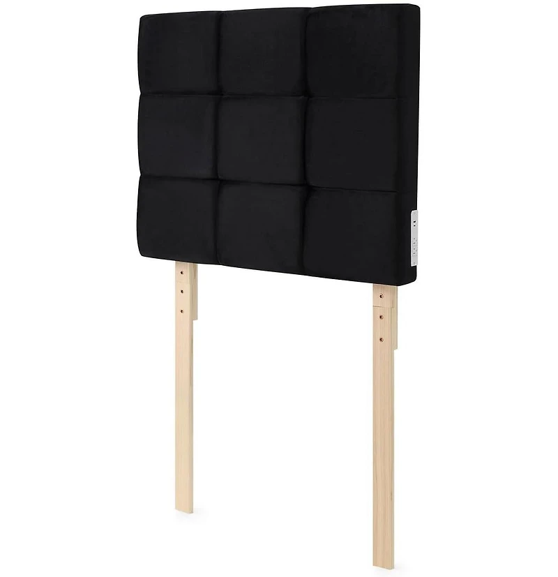 DormCo Tavira Allure Right Side Outlet Headboard - Cloud Plush