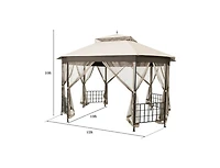 Mondawe 10 x 12 Octagonal Patio Gazebo