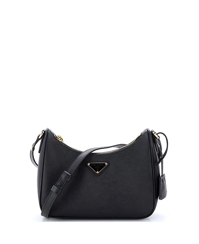 Pre-Owned Prada Mini Re-Edition Hobo Saffiano Leather