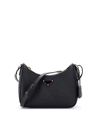 Pre-Owned Prada Mini Re-Edition Hobo Saffiano Leather
