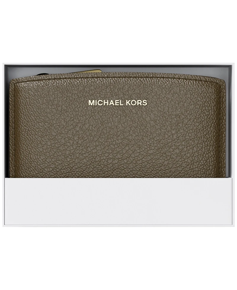 Michael Kors Bryant Leather Zip Around Wallet