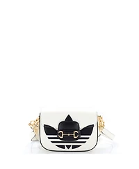 Pre-Owned Gucci Mini x Adidas Horsebit 1955 Shoulder Bag Leather